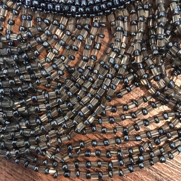 Mermaid Style Beaded Drape Necklace - Picture 4 of 5